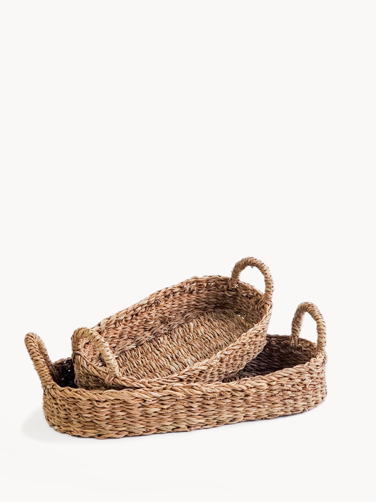 Savar Bread Basket with Natural Handle - The Mossy Bough