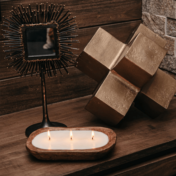 3 - Wick Dough Bowl Soy Candle - Pillow Talk - The Mossy Bough