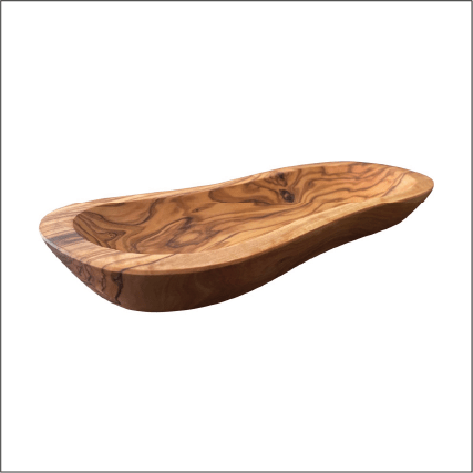 Mediterranean Olive Wood Multi - Purpose Bowl - The Mossy Bough