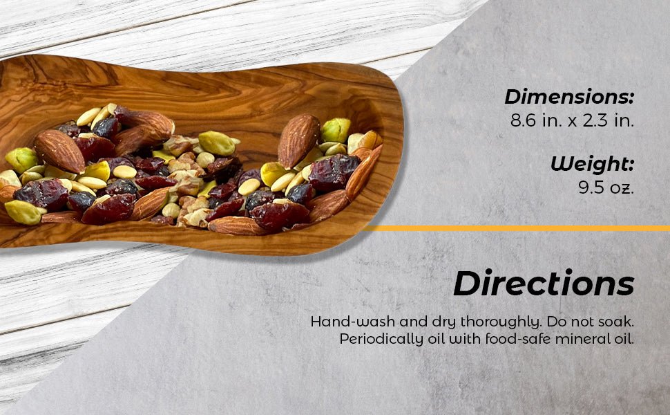 Mediterranean Olive Wood Multi - Purpose Bowl - The Mossy Bough