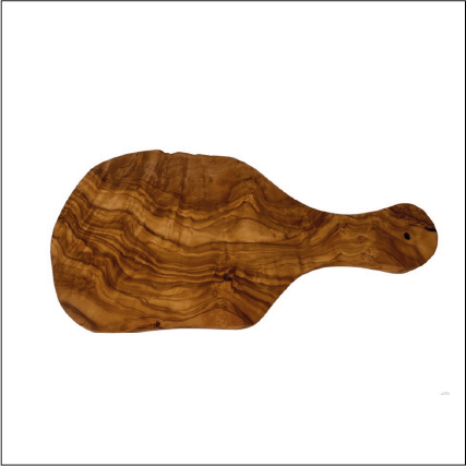 Original Olive Wood Cutting Board with Handle - The Mossy Bough