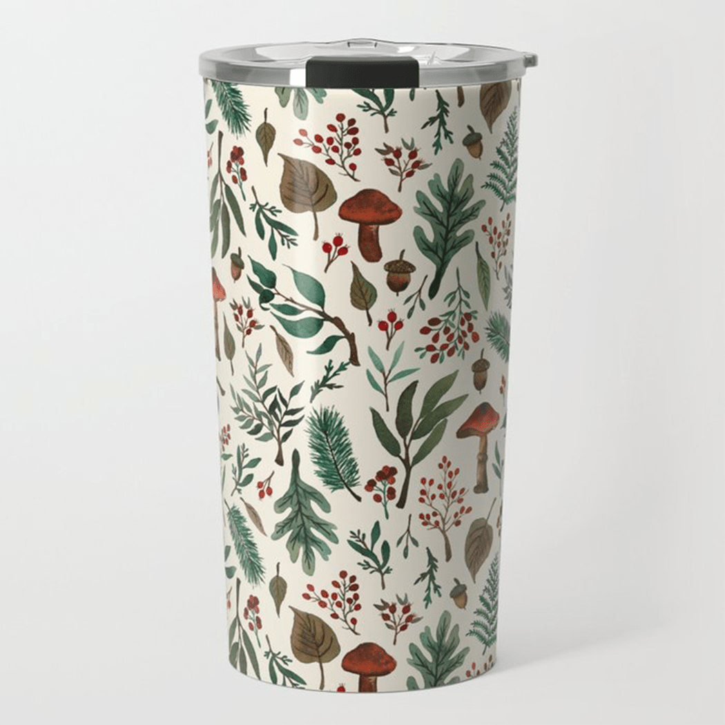 Mushroom Forest Travel Mug - The Mossy Bough