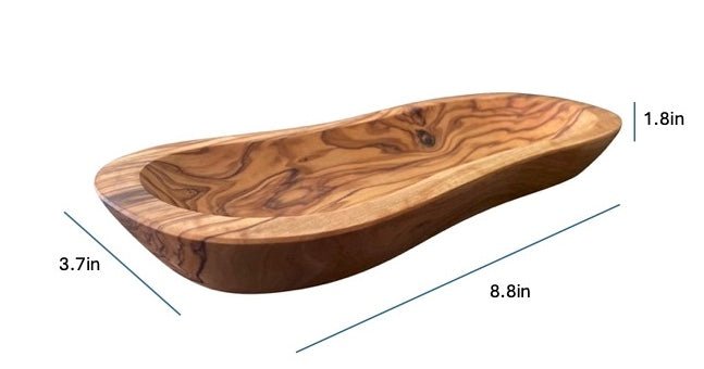 Mediterranean Olive Wood Multi - Purpose Bowl - The Mossy Bough