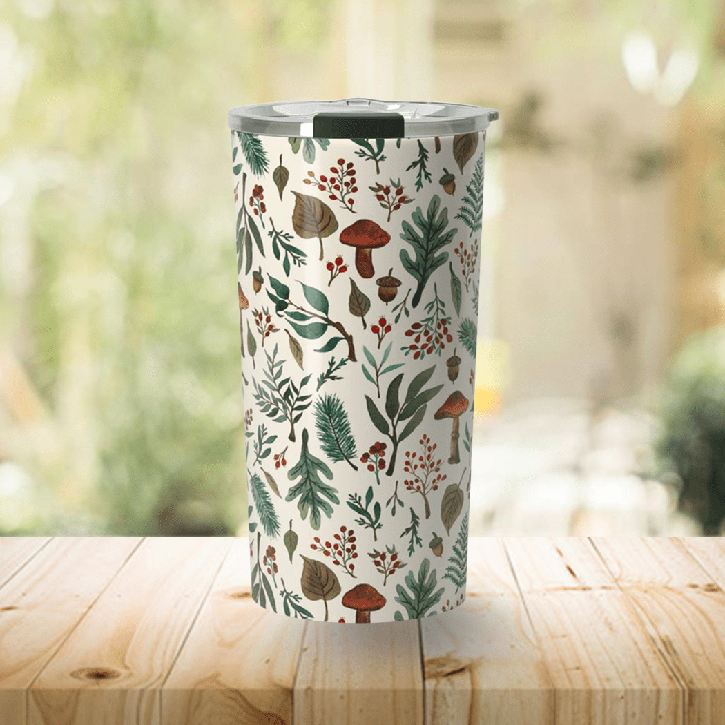 Mushroom Forest Travel Mug - The Mossy Bough